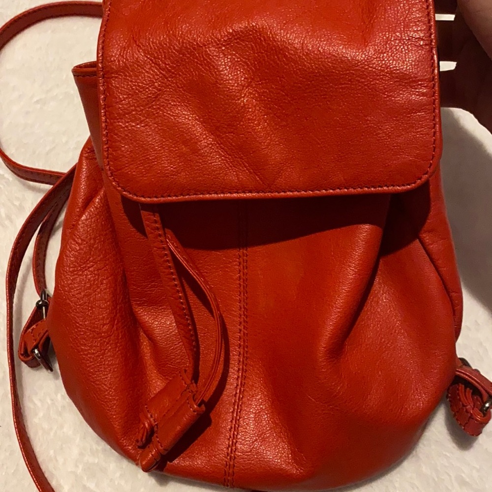 TOPSHOP RED MINI BACKPACK